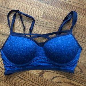 Pink Criss Cross Bra